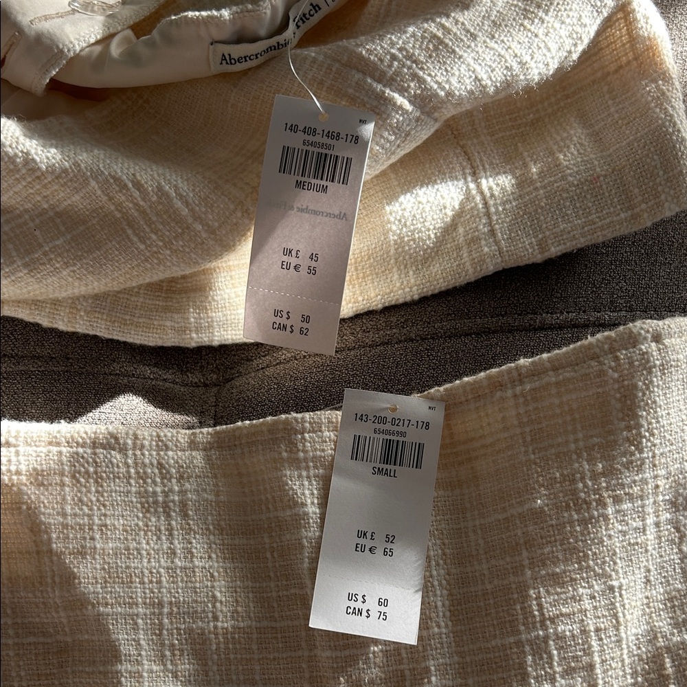 Abercrombie & Fitch Cream Skirt Set - Picture 2 of 2